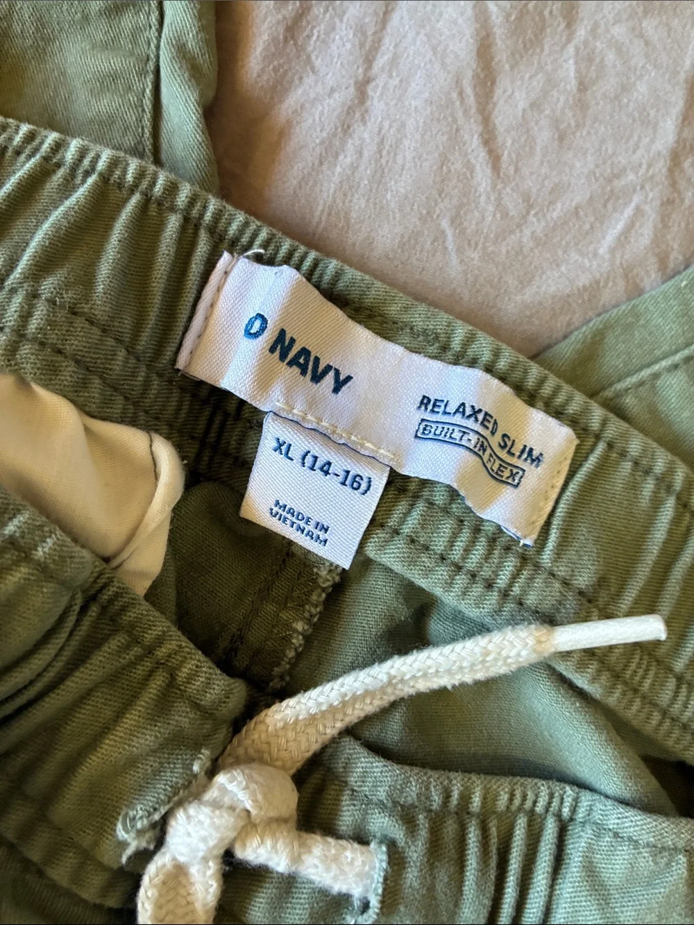 Old Navy Olive Drawstring Jogger Pants